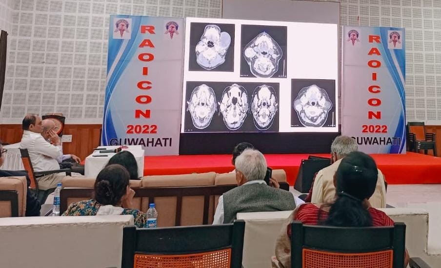 A live surgical workshop during the 5th Annual Conference of Association of Otolaryngologists held at the NFR Central Hospital, Maligaon, Guwahati from November 26-27. (Photo Courtesy: CPRO NFR)